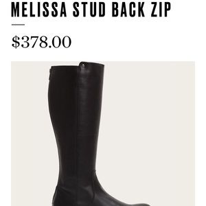 Beautiful Black Leather Frye Boots